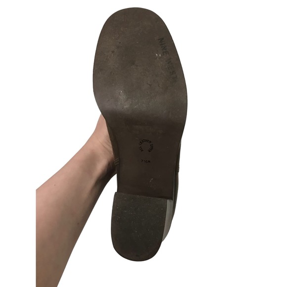 Nine West‎ Leather Boots with Heel Size 7.5 - Picture 6 of 7
